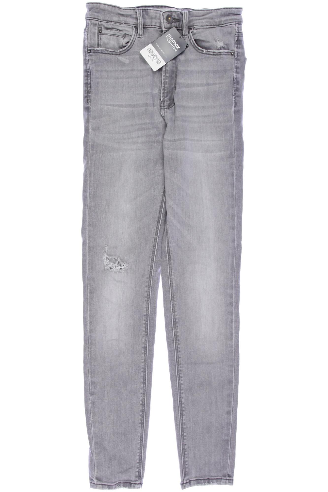 

Stradivarius Damen Jeans, grau, Gr. 36