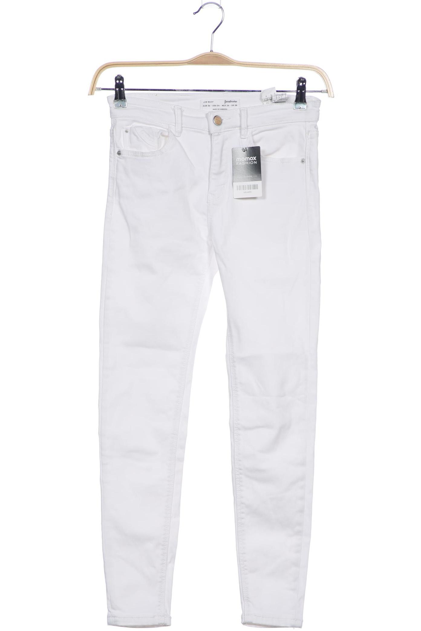 

Stradivarius Damen Jeans, weiß, Gr. 36