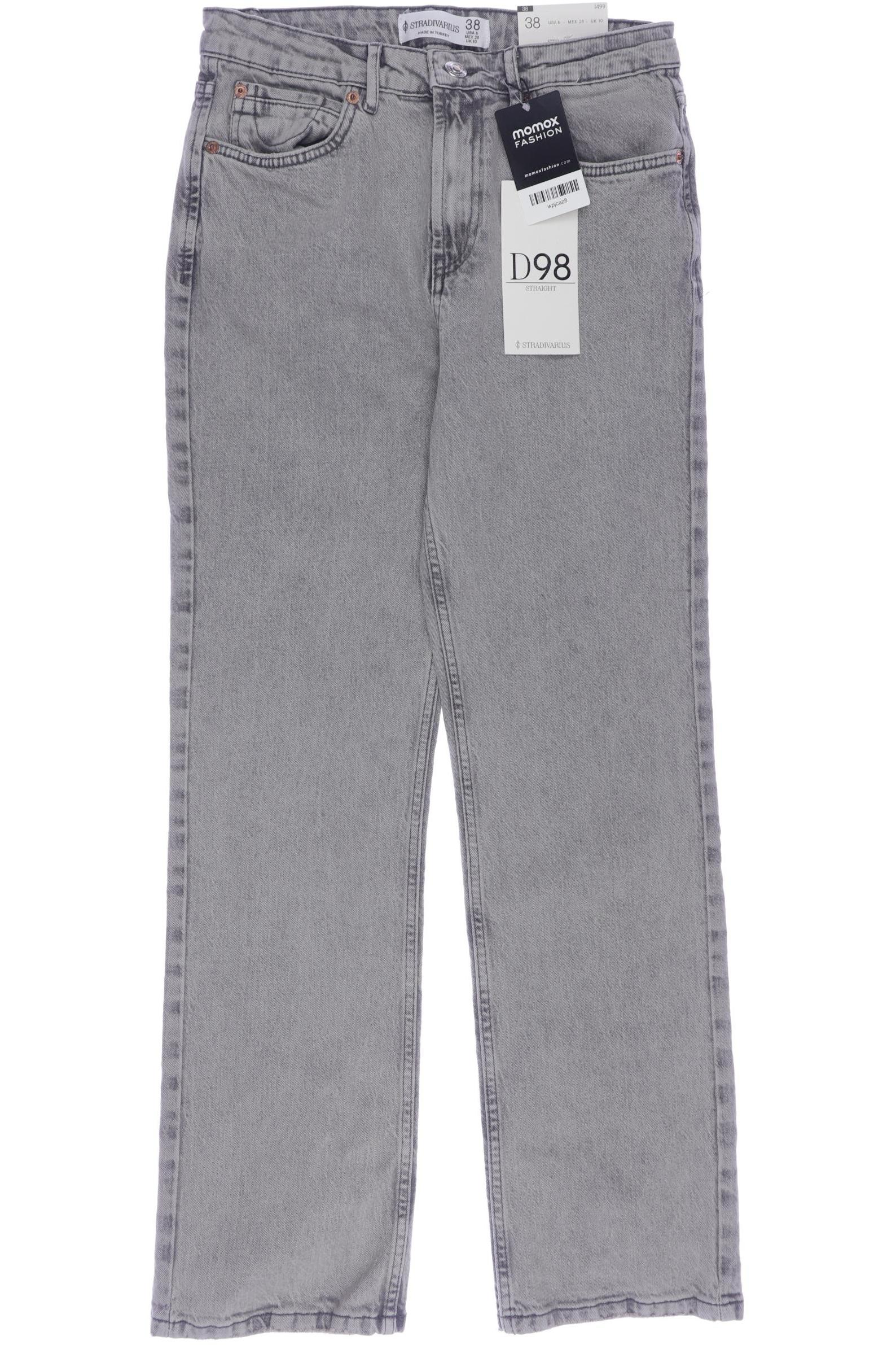 

Stradivarius Damen Jeans, grau, Gr. 38