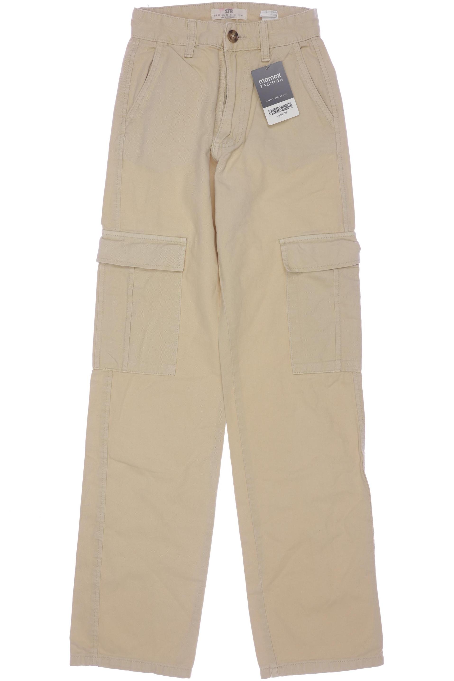 

Stradivarius Damen Jeans, beige, Gr. 32