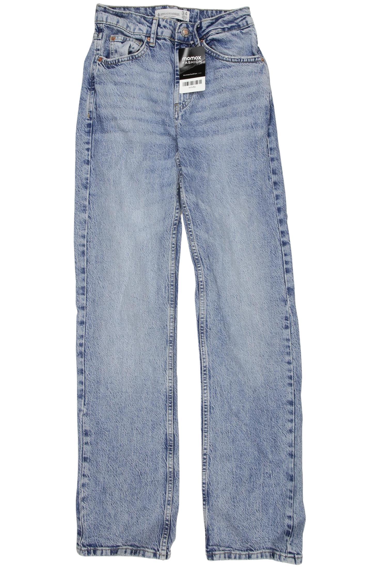 

Stradivarius Damen Jeans, marineblau, Gr. 34