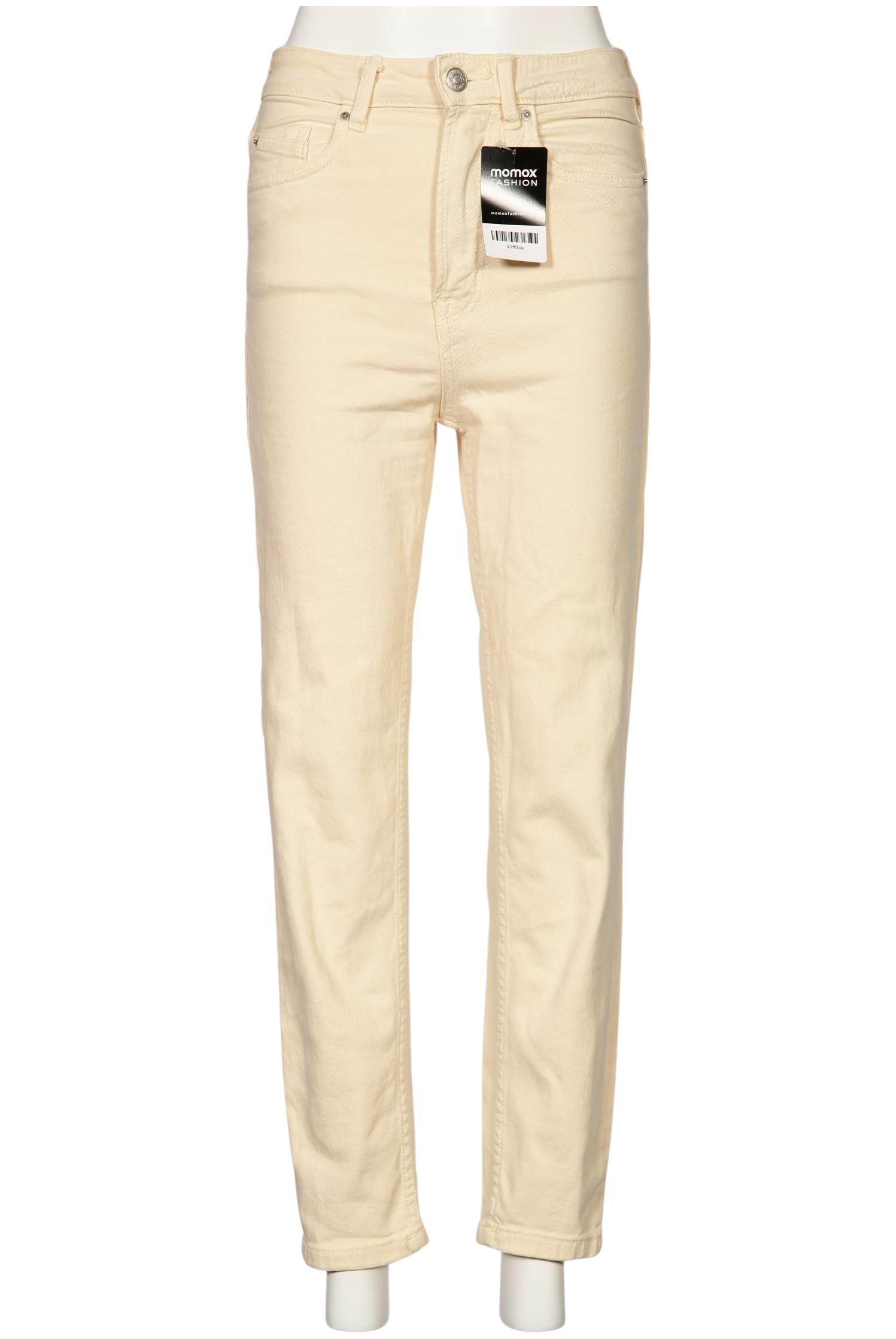 

Stradivarius Damen Jeans, cremeweiß, Gr. 36