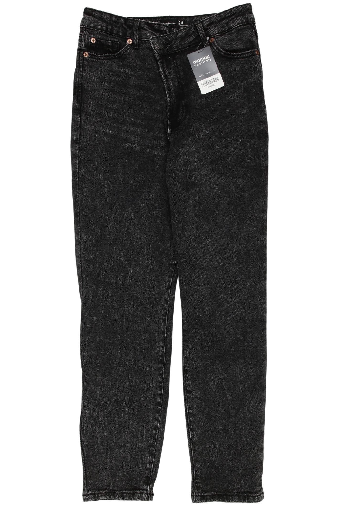

Stradivarius Damen Jeans, schwarz, Gr. 38