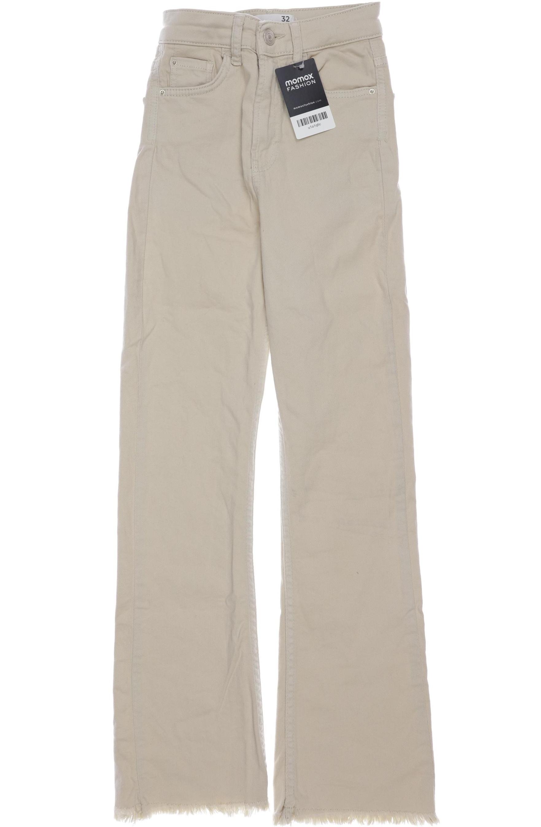 

Stradivarius Damen Jeans, beige, Gr. 32