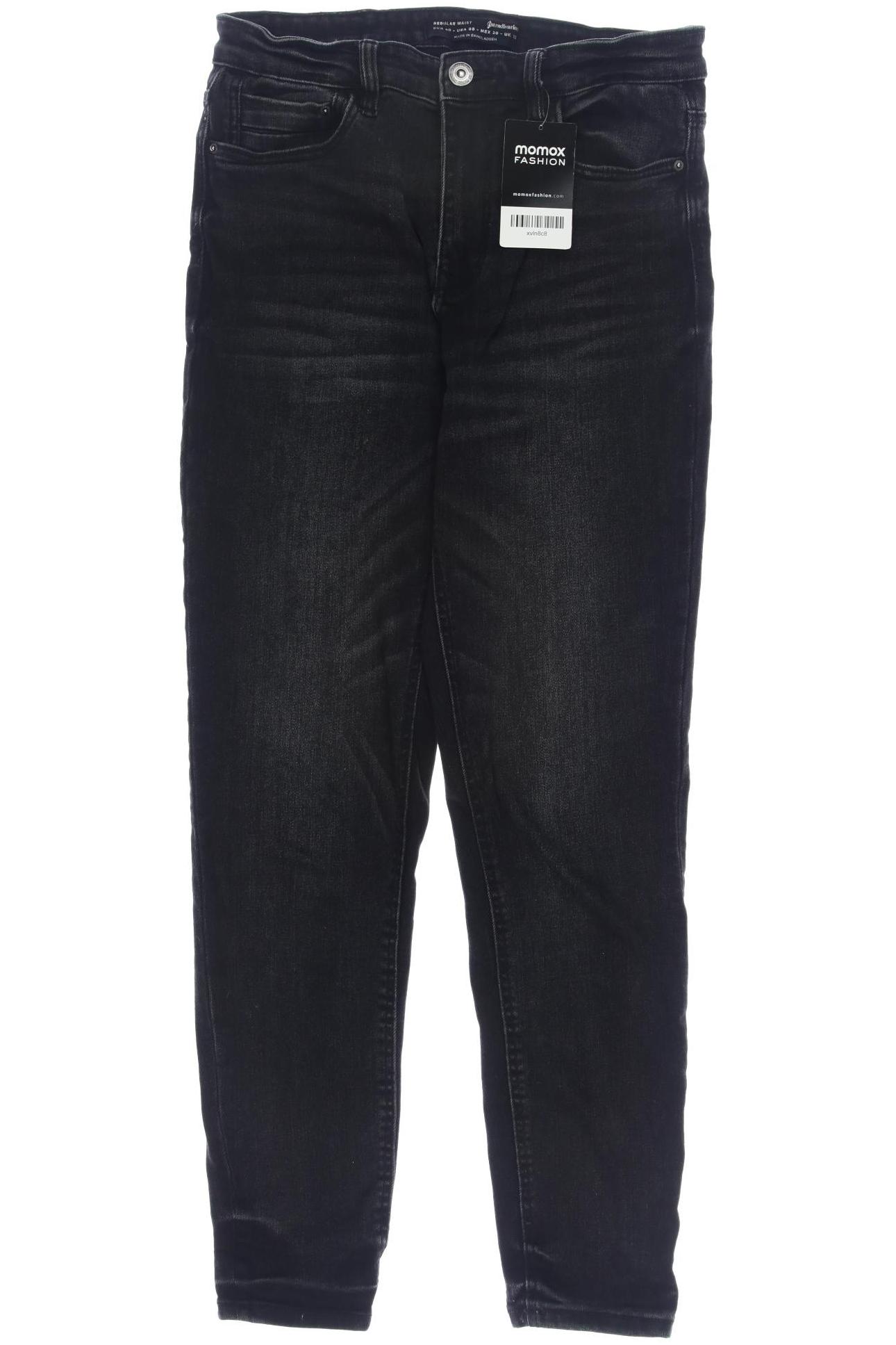 

Stradivarius Damen Jeans, schwarz, Gr. 40