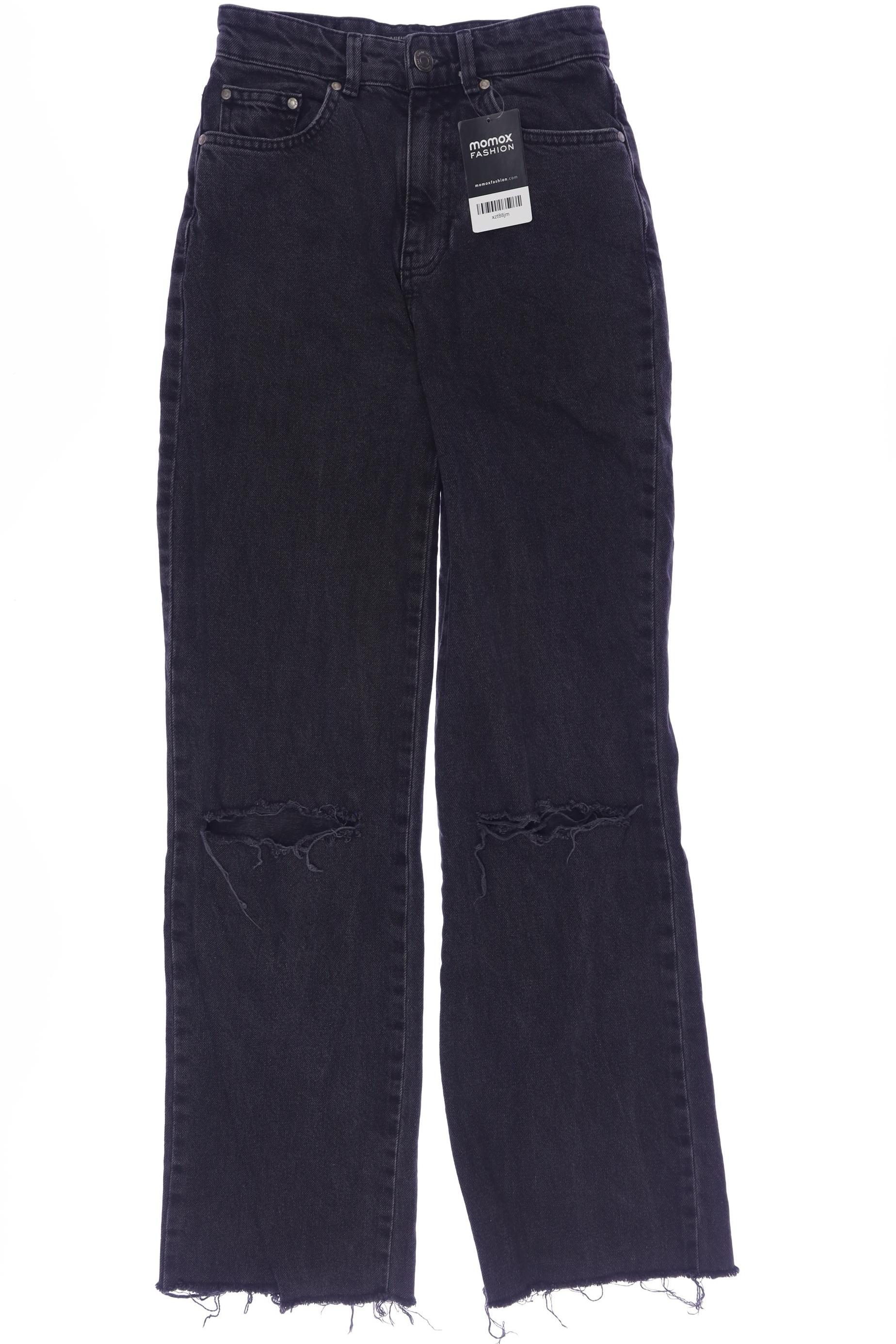 

Stradivarius Damen Jeans, schwarz, Gr. 34