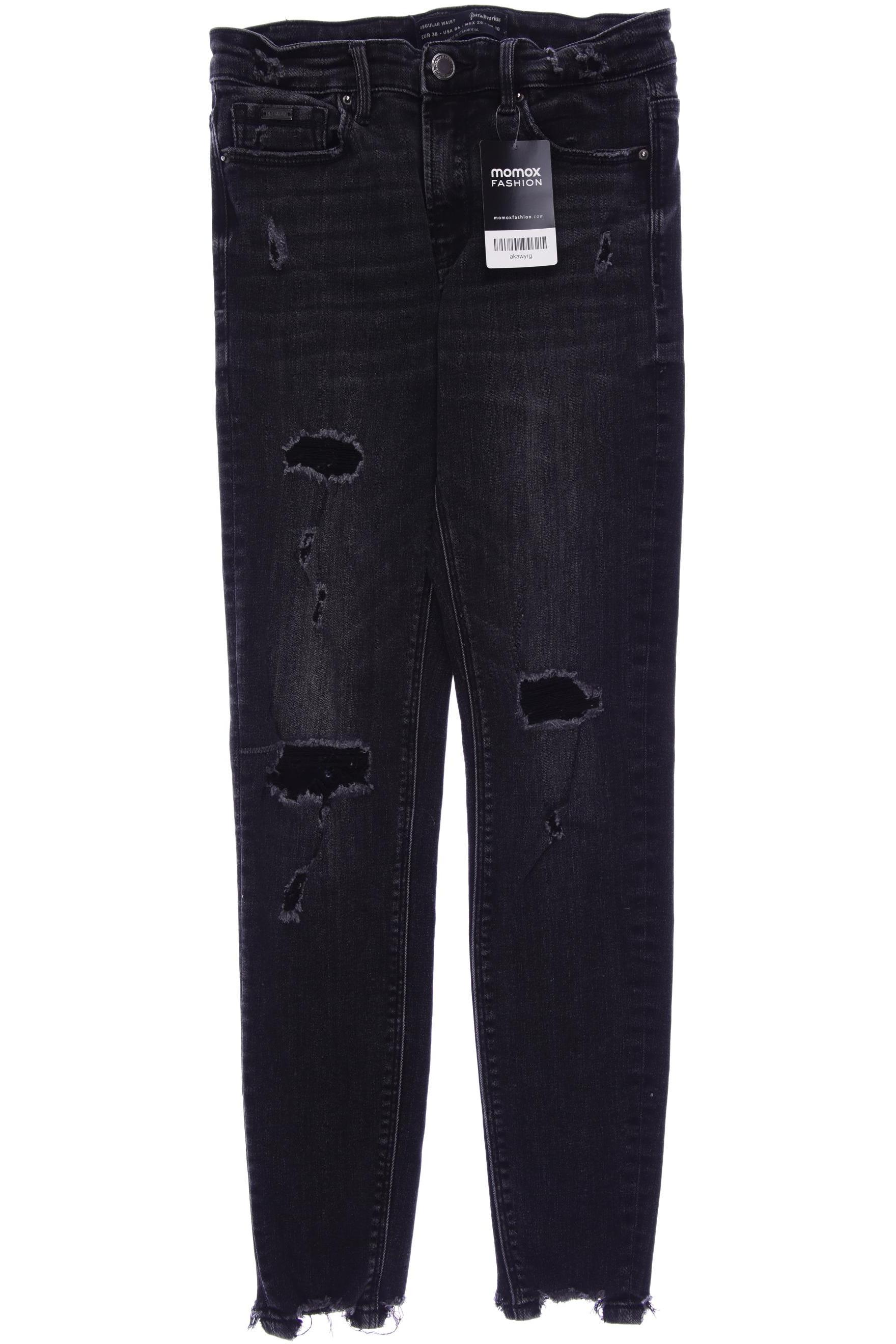 

Stradivarius Damen Jeans, grau, Gr. 38