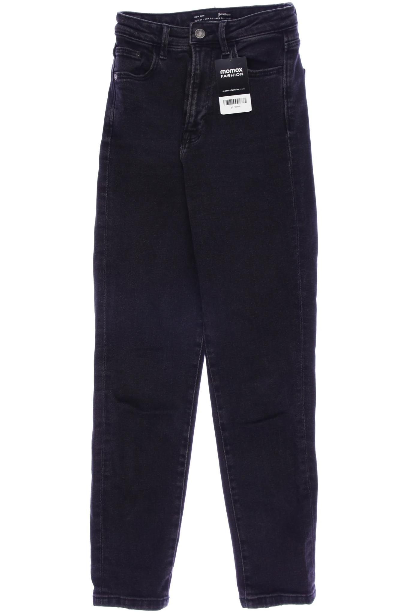 

Stradivarius Damen Jeans, schwarz, Gr. 34