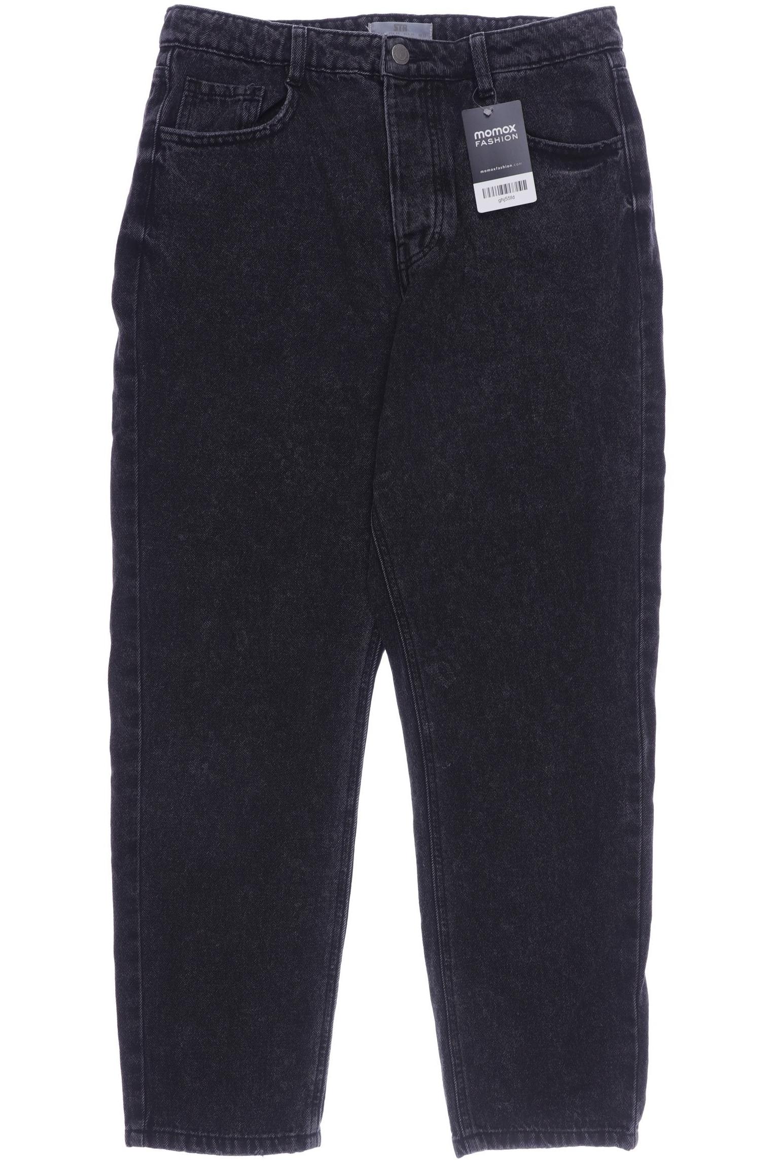

Stradivarius Damen Jeans, schwarz, Gr. 40