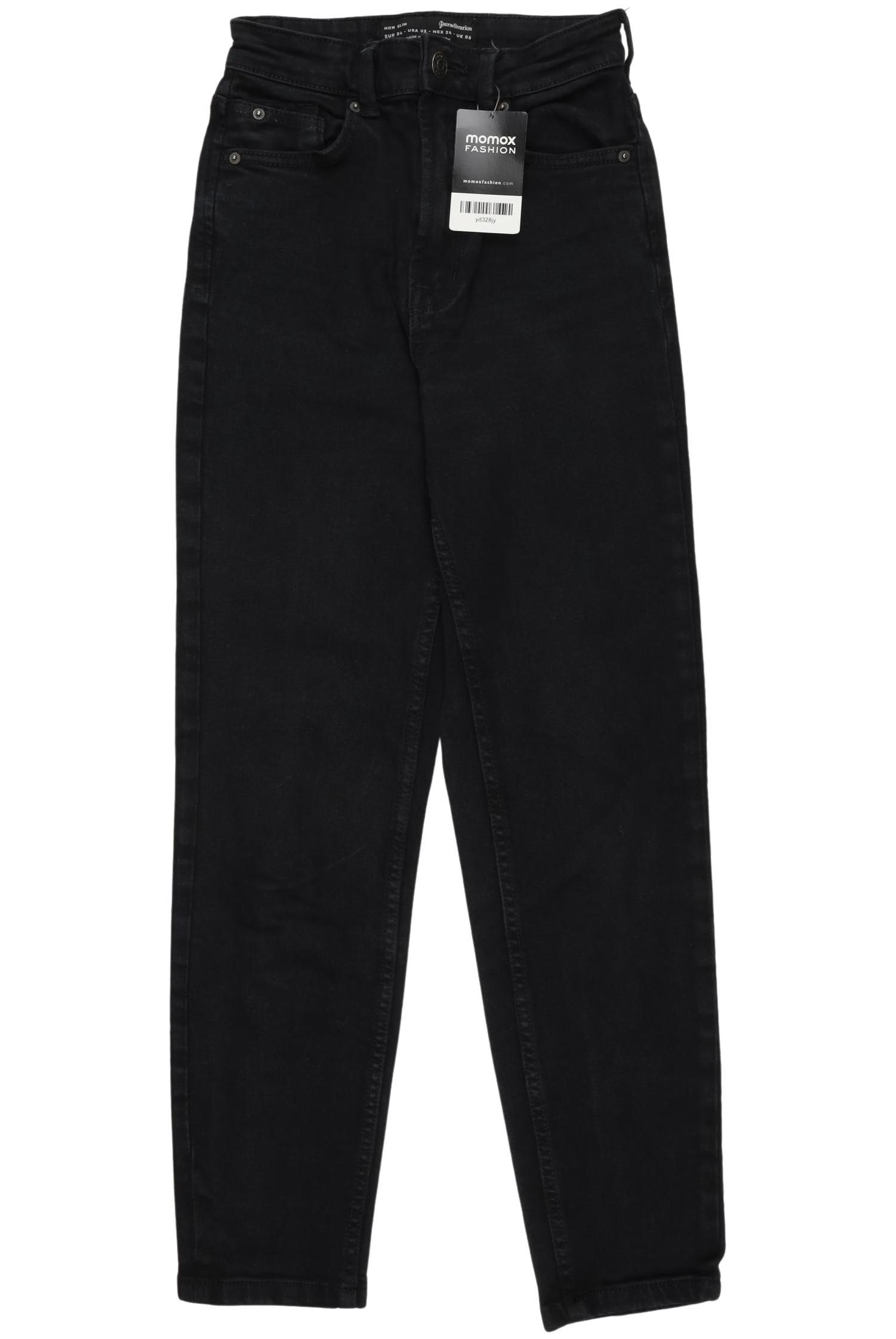

Stradivarius Damen Jeans, schwarz, Gr. 34