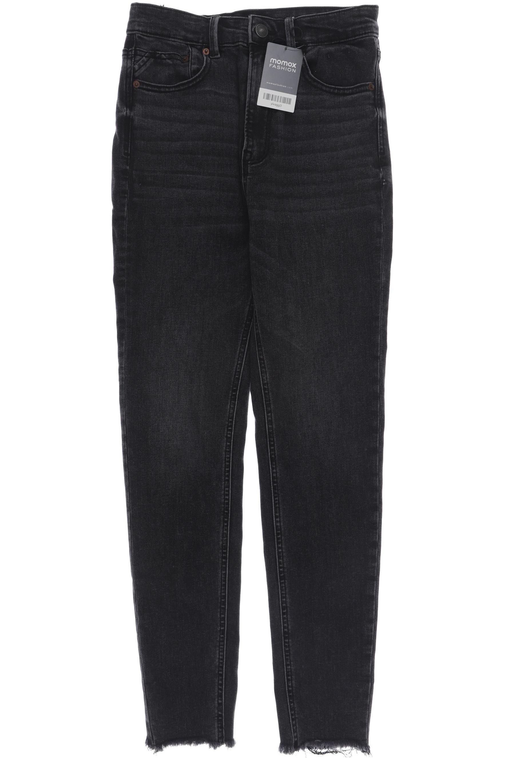 

Stradivarius Damen Jeans, schwarz