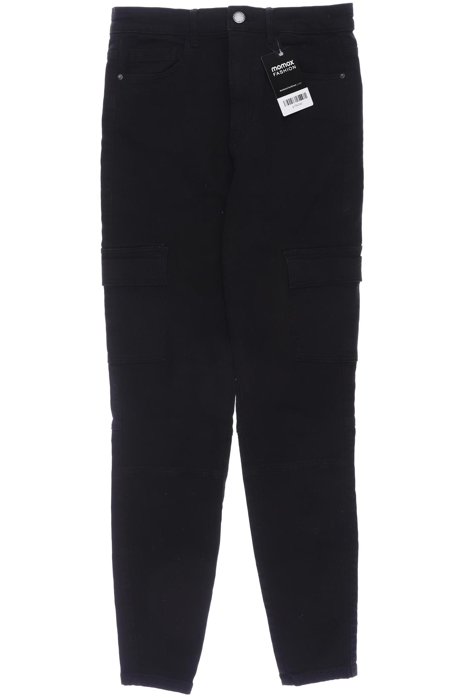 

Stradivarius Damen Jeans, schwarz, Gr. 38