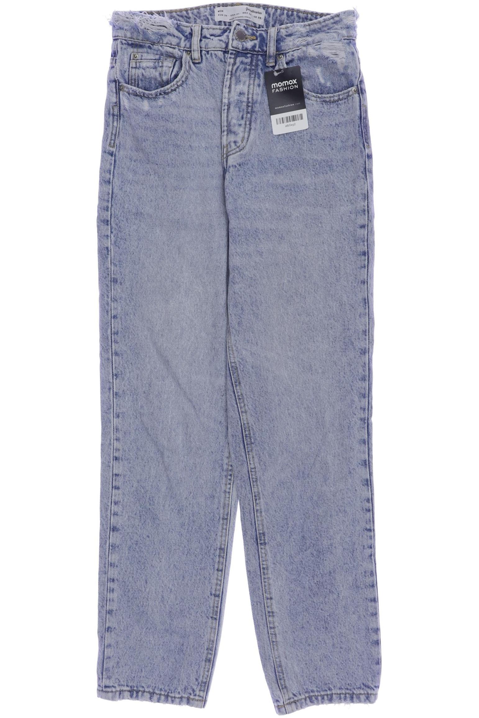 

Stradivarius Damen Jeans, grau, Gr. 36