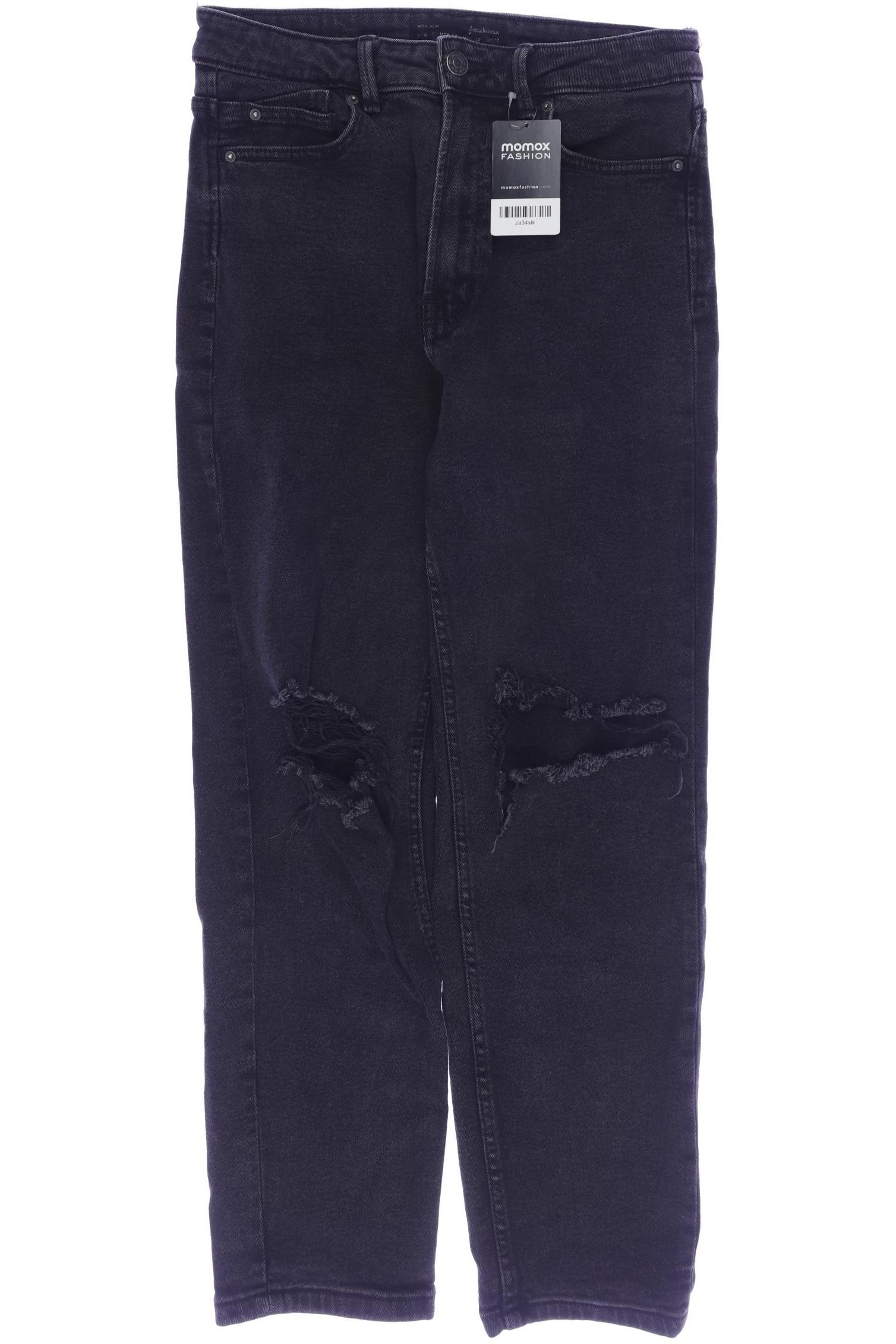 

Stradivarius Damen Jeans, schwarz, Gr. 40