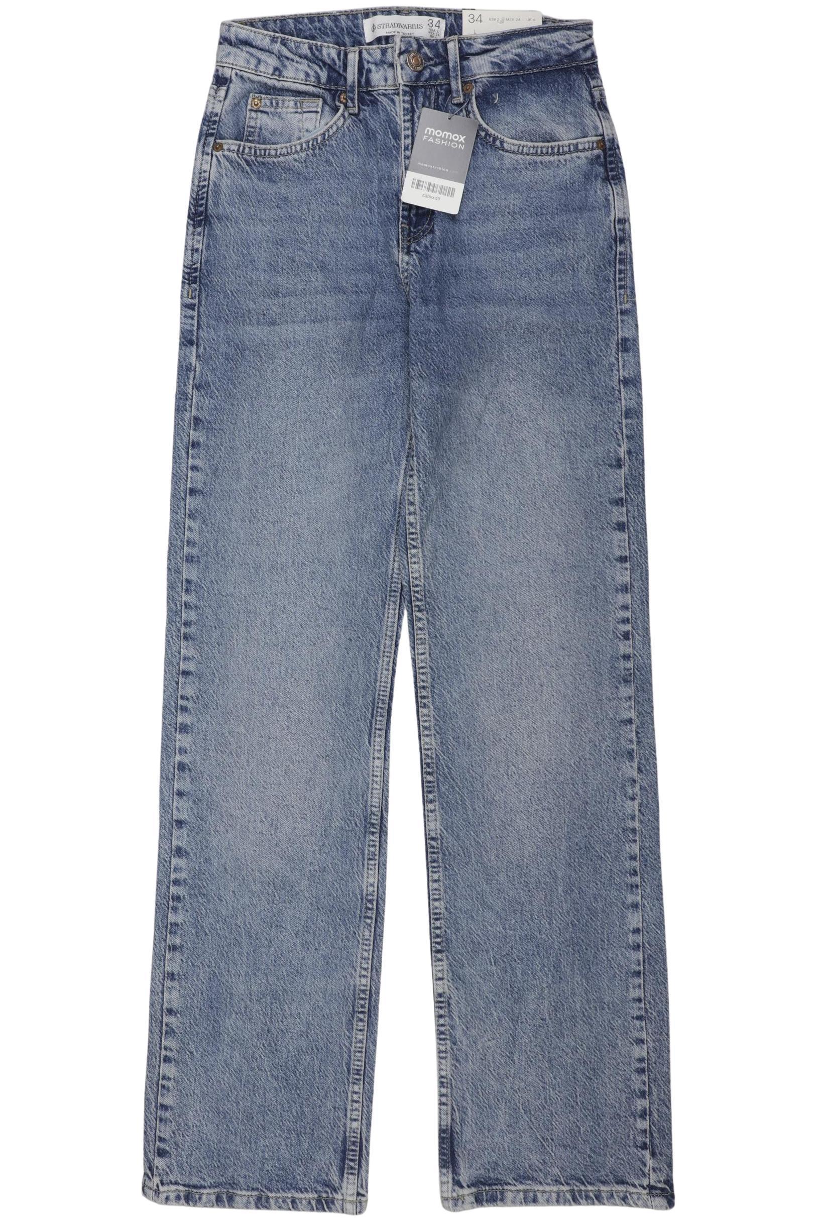 

Stradivarius Damen Jeans, blau, Gr. 34