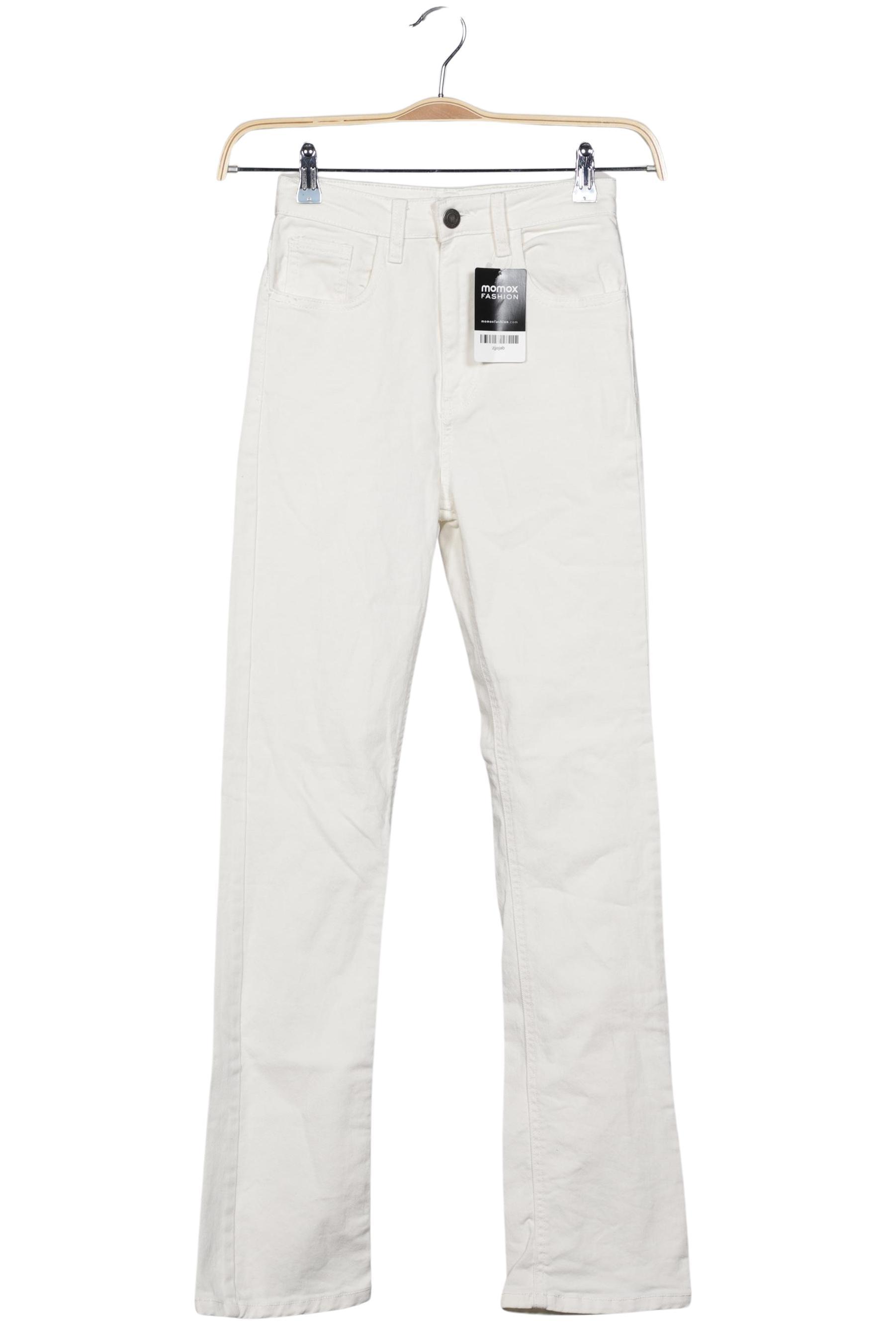 

Stradivarius Damen Jeans, cremeweiß, Gr. 34