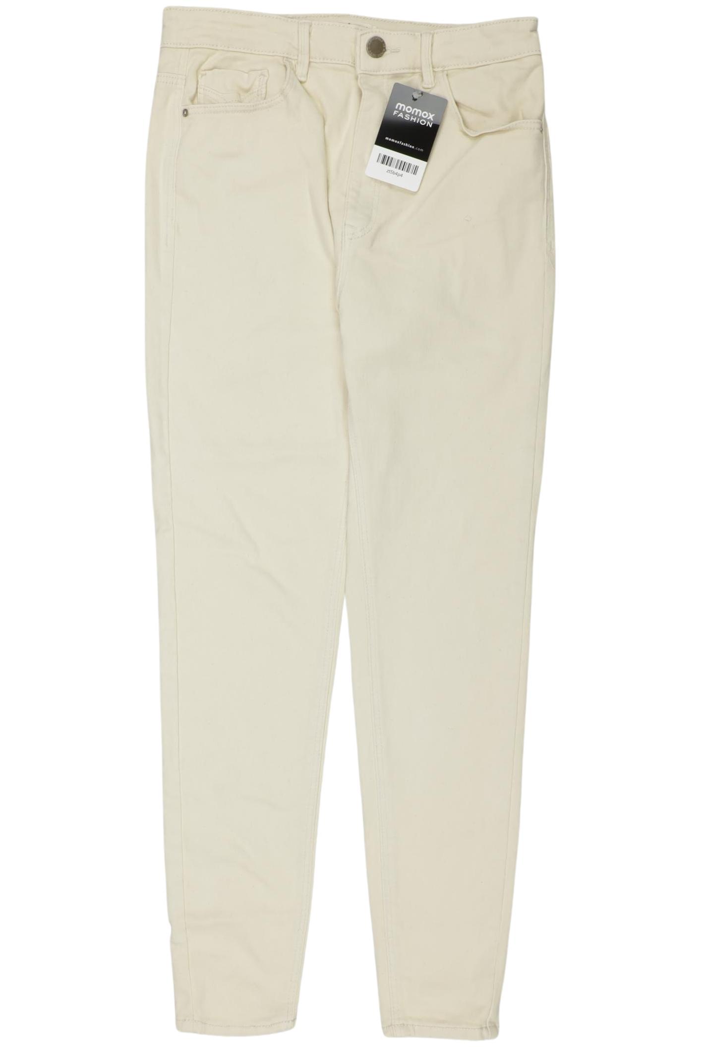 

Stradivarius Damen Jeans, cremeweiß, Gr. 38