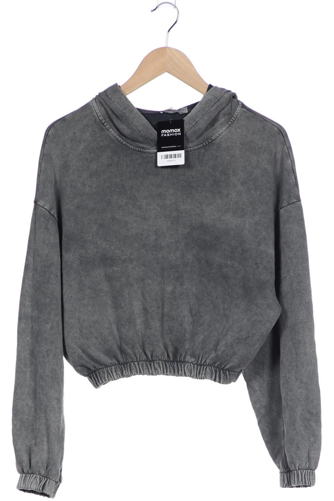 

Stradivarius Damen Kapuzenpullover, grau, Gr. 36