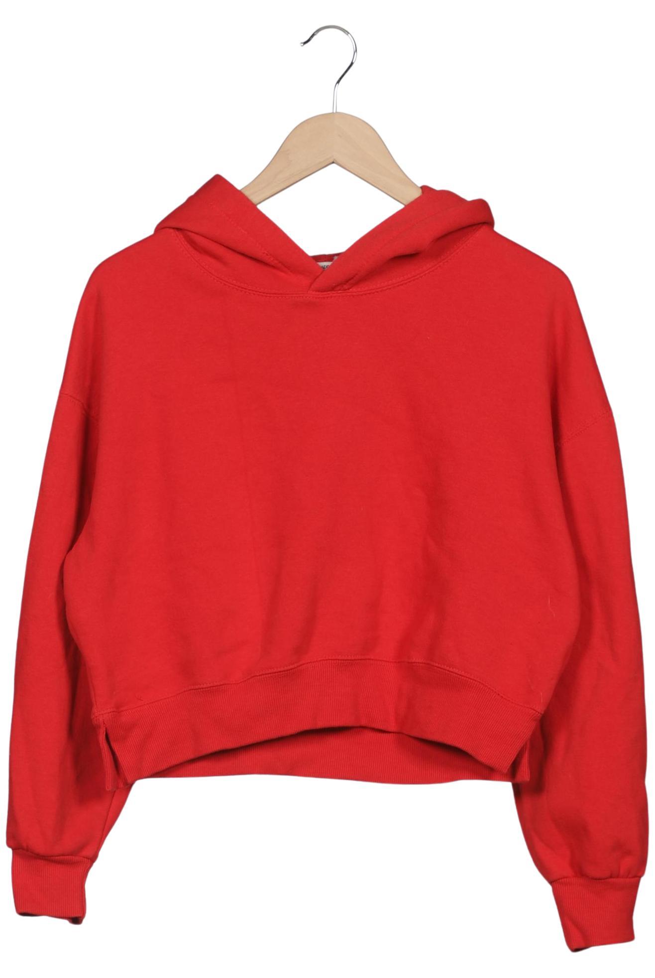 

Stradivarius Damen Kapuzenpullover, rot, Gr. 38