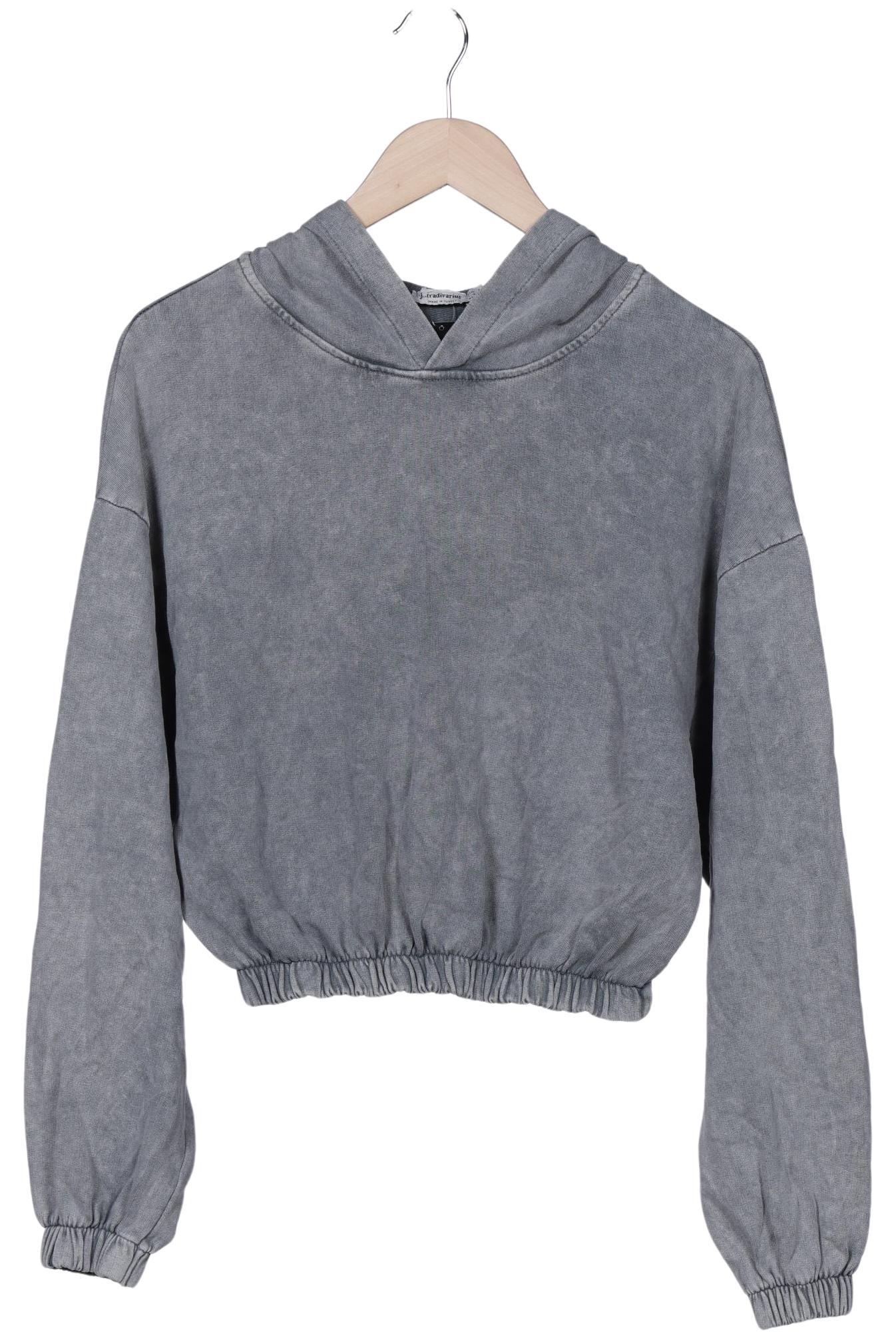 

Stradivarius Damen Kapuzenpullover, grau, Gr. 36