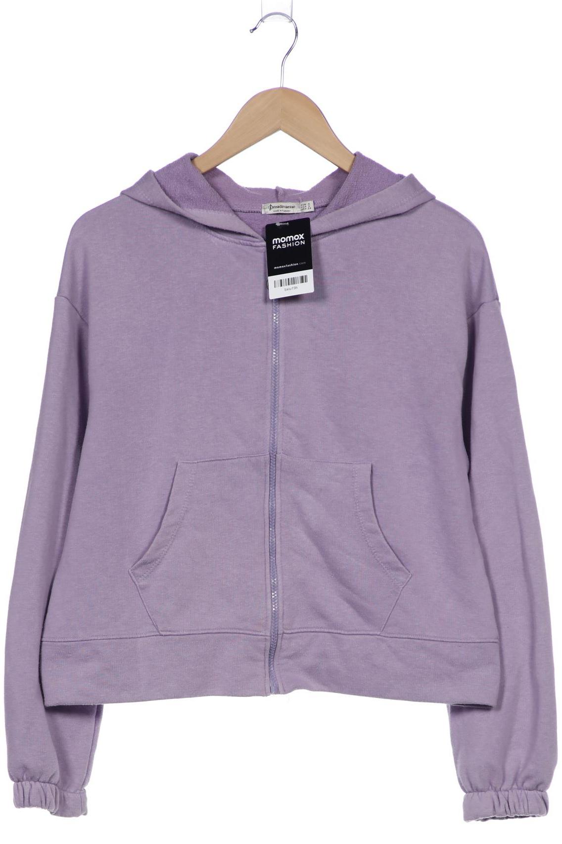 

Stradivarius Damen Kapuzenpullover, flieder, Gr. 36