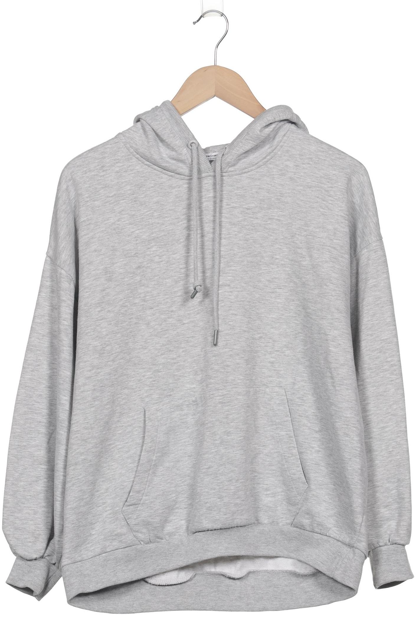 Thumbnail - Stradivarius Damen Kapuzenpullover, grau, Gr. 36
