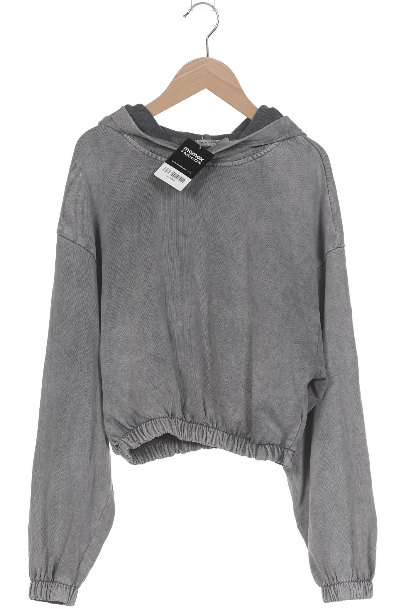 

Stradivarius Damen Kapuzenpullover, grau, Gr. 36