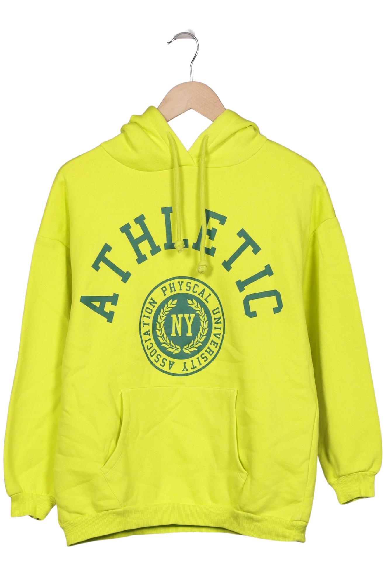 

Stradivarius Damen Kapuzenpullover, neon, Gr. 34