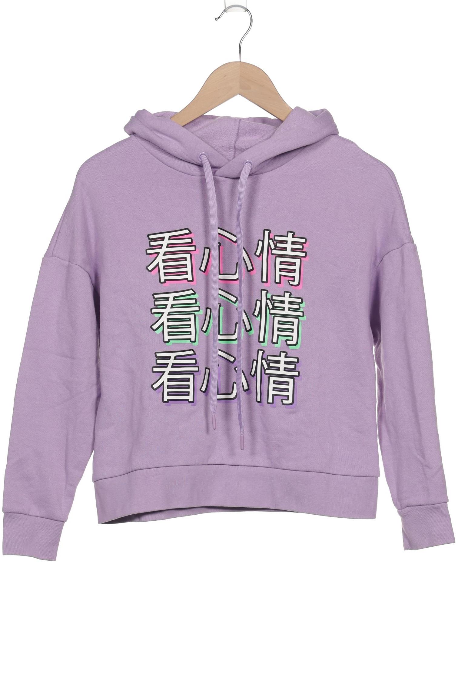 

Stradivarius Damen Kapuzenpullover, flieder, Gr. 36