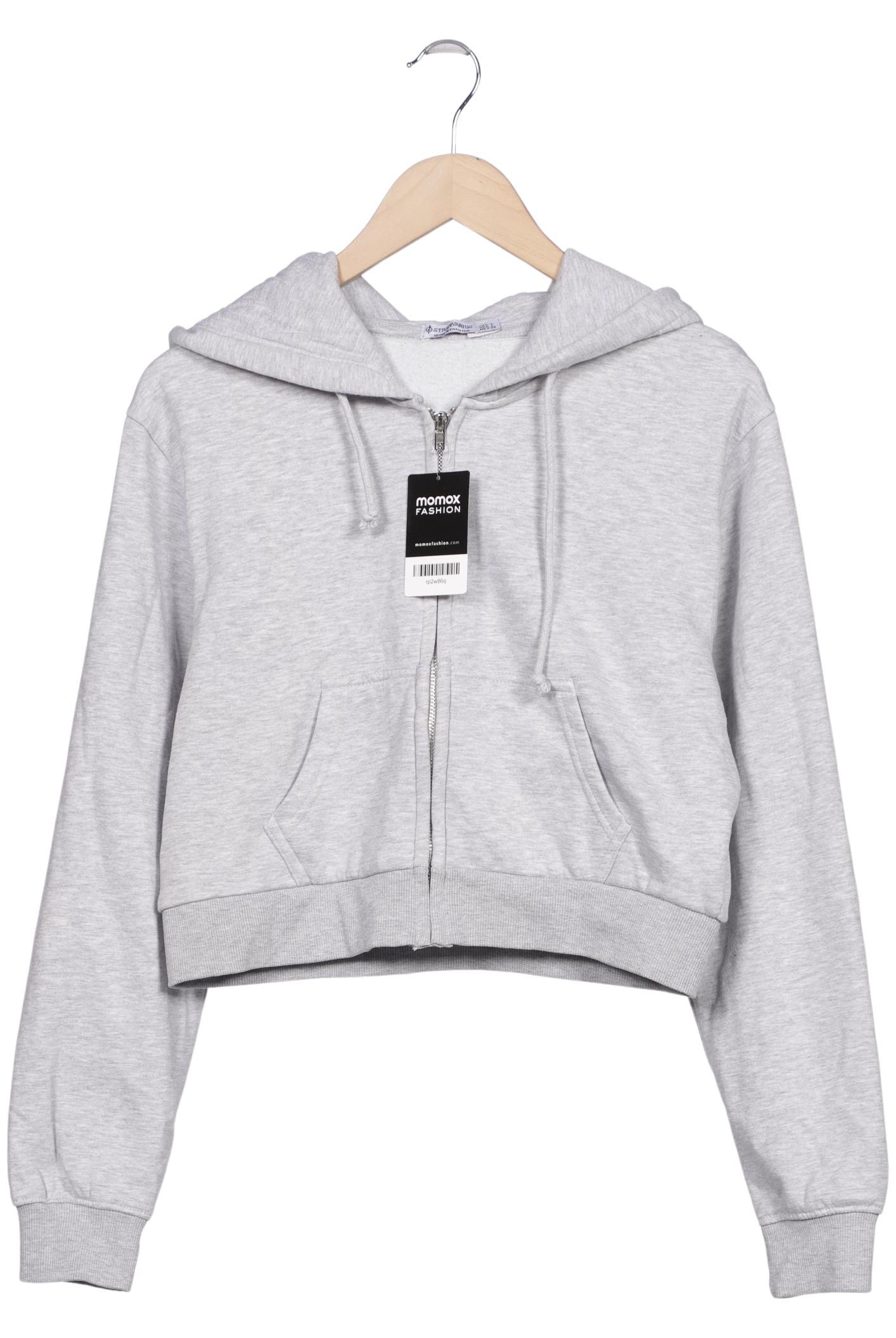 

Stradivarius Damen Kapuzenpullover, grau, Gr. 42