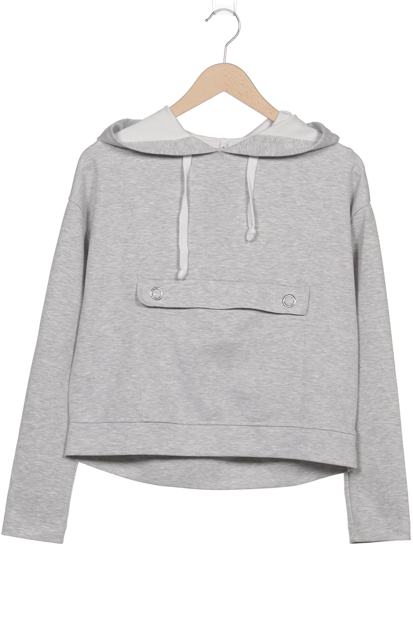 

Stradivarius Damen Kapuzenpullover, grau, Gr. 36