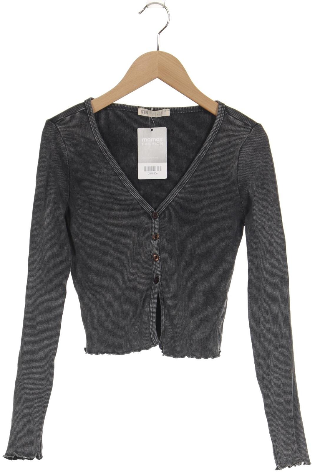 

Stradivarius Damen Langarmshirt, grau, Gr. 36