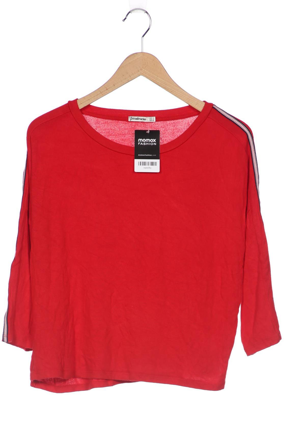 

Stradivarius Damen Langarmshirt, rot, Gr. 38