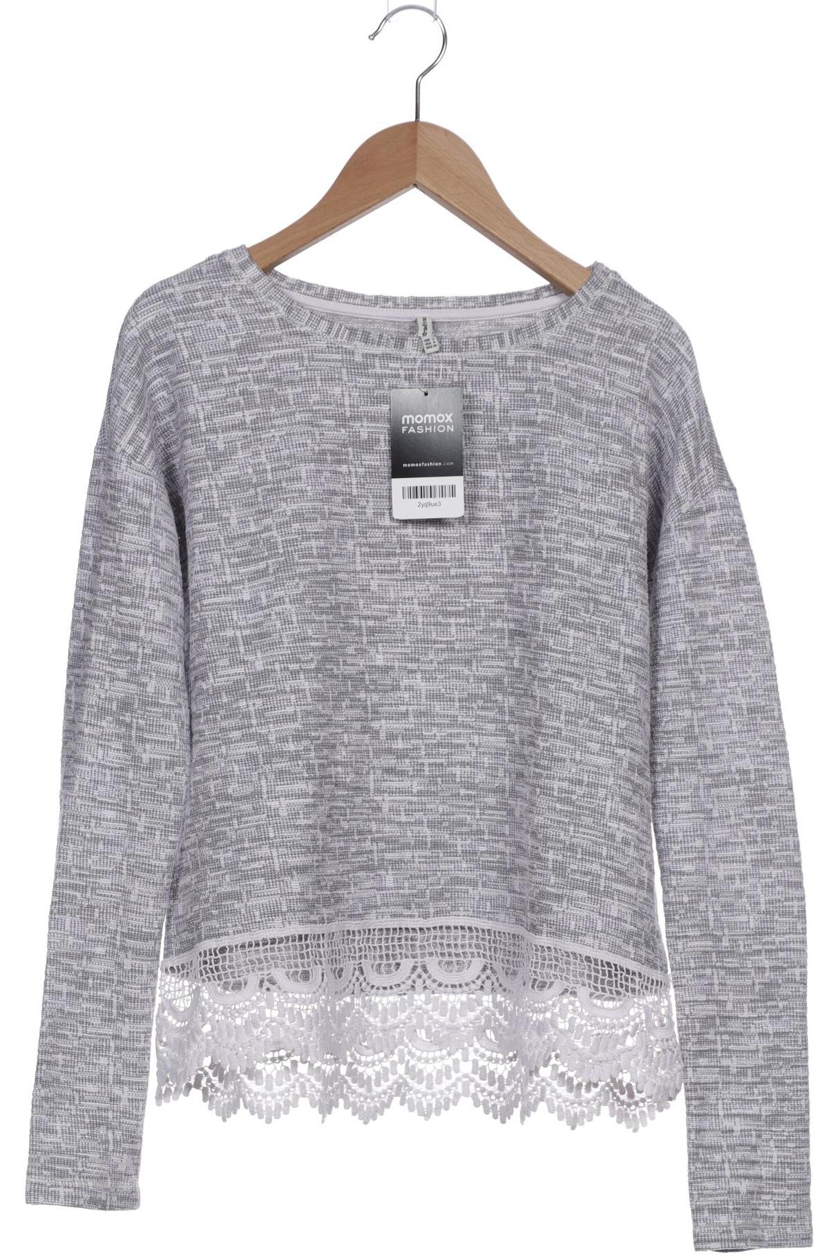 

Stradivarius Damen Langarmshirt, grau, Gr. 36