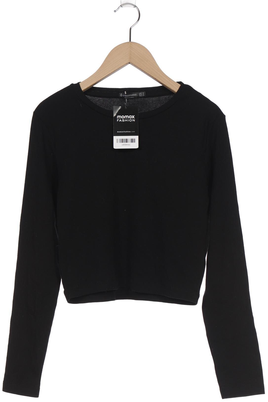 

Stradivarius Damen Langarmshirt, schwarz