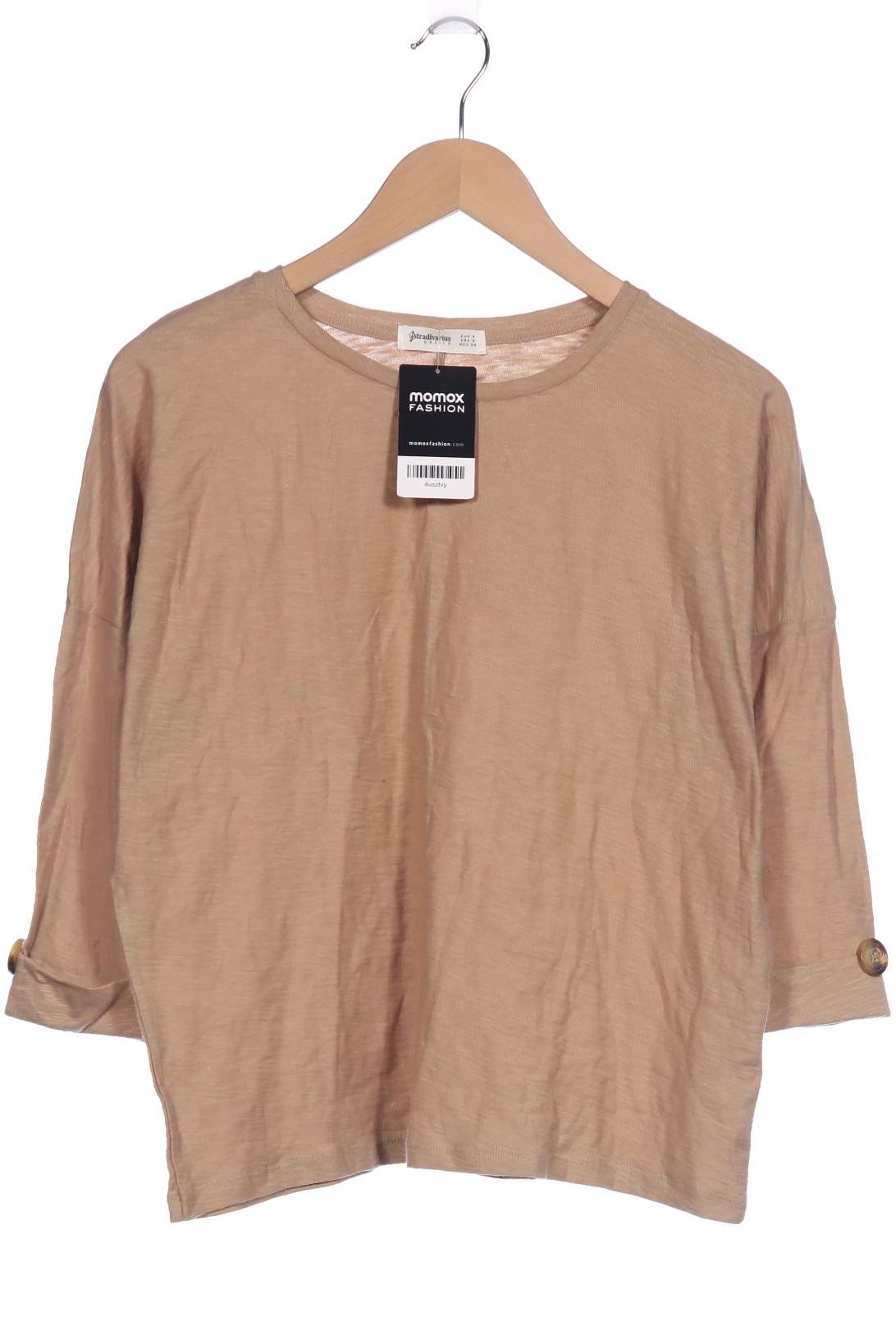 

Stradivarius Damen Langarmshirt, braun, Gr. 36