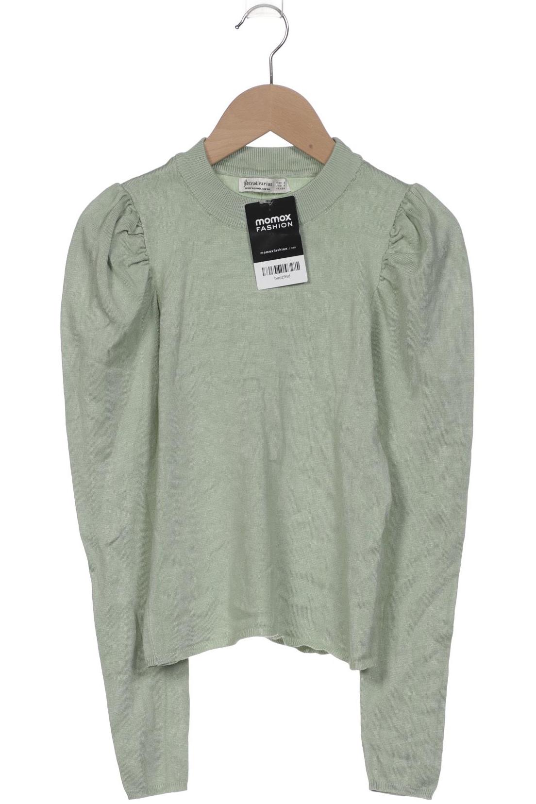 

Stradivarius Damen Langarmshirt, hellgrün, Gr. 36