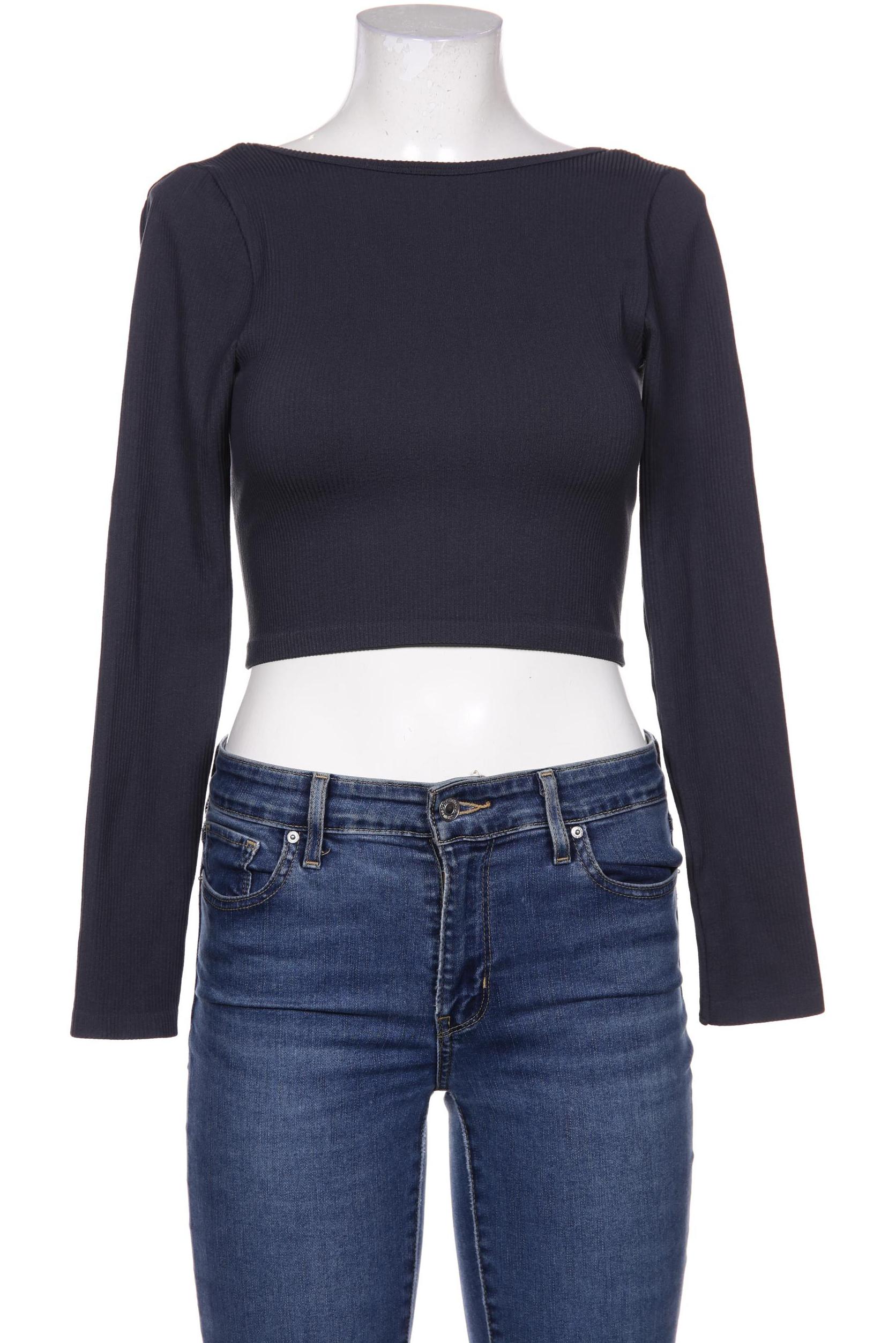 

Stradivarius Damen Langarmshirt, grau, Gr. 38