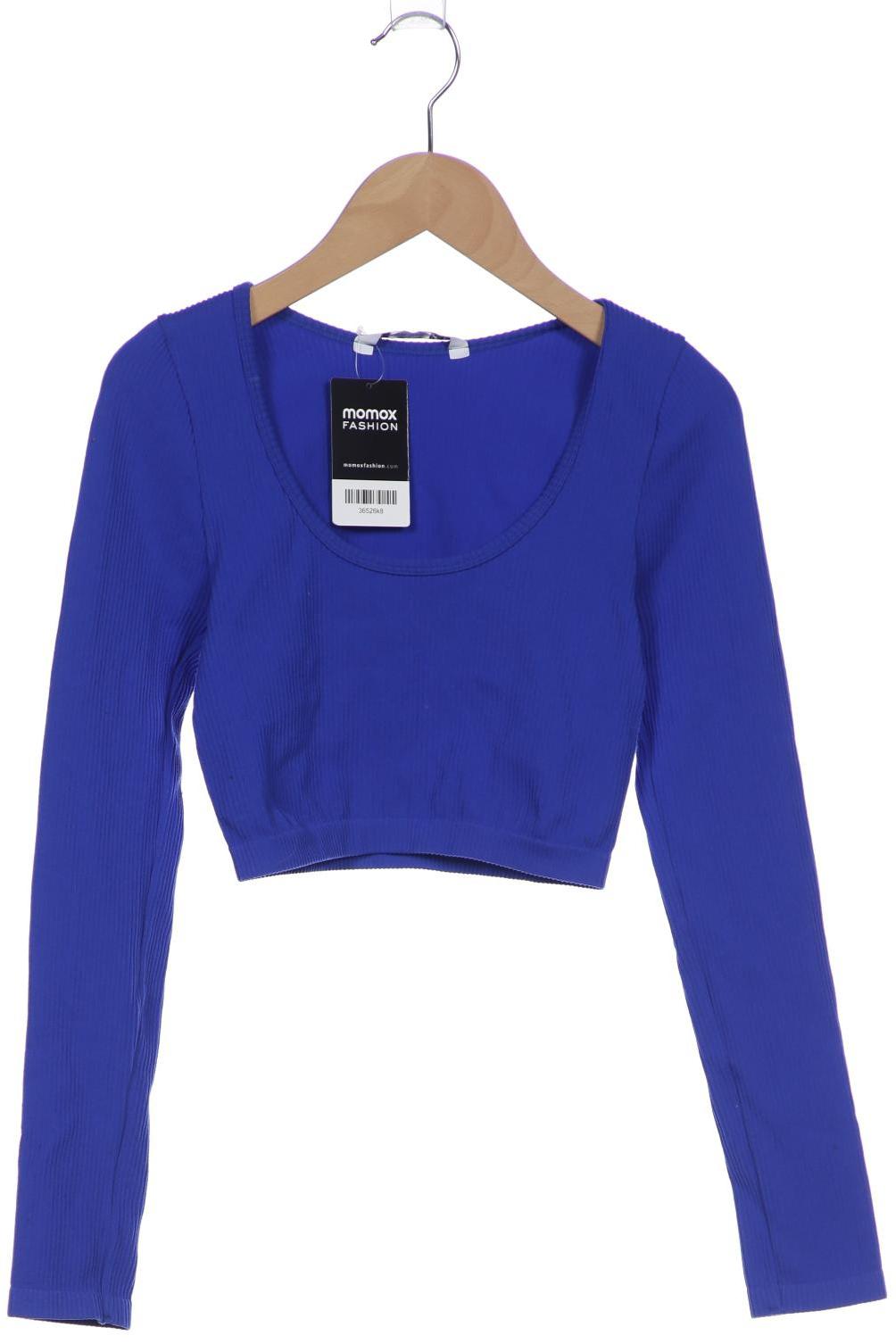 

Stradivarius Damen Langarmshirt, marineblau, Gr. 36