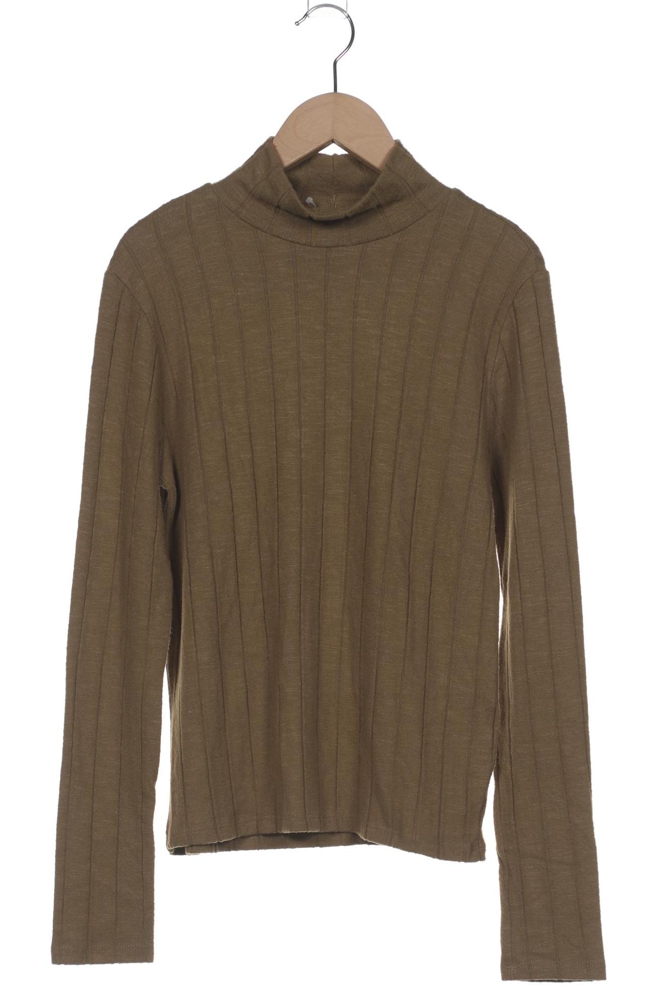 

Stradivarius Damen Langarmshirt, grün, Gr. 42
