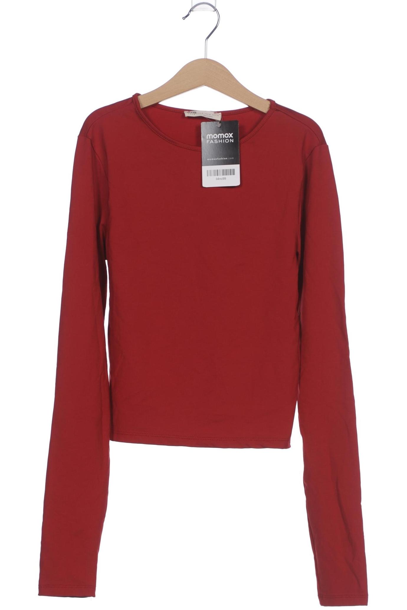 

Stradivarius Damen Langarmshirt, rot, Gr. 38