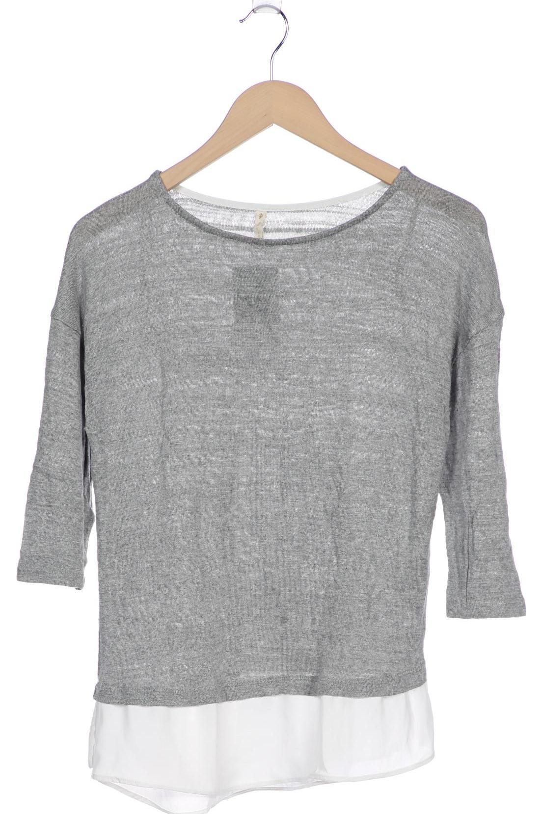 

Stradivarius Damen Langarmshirt, grau, Gr. 36