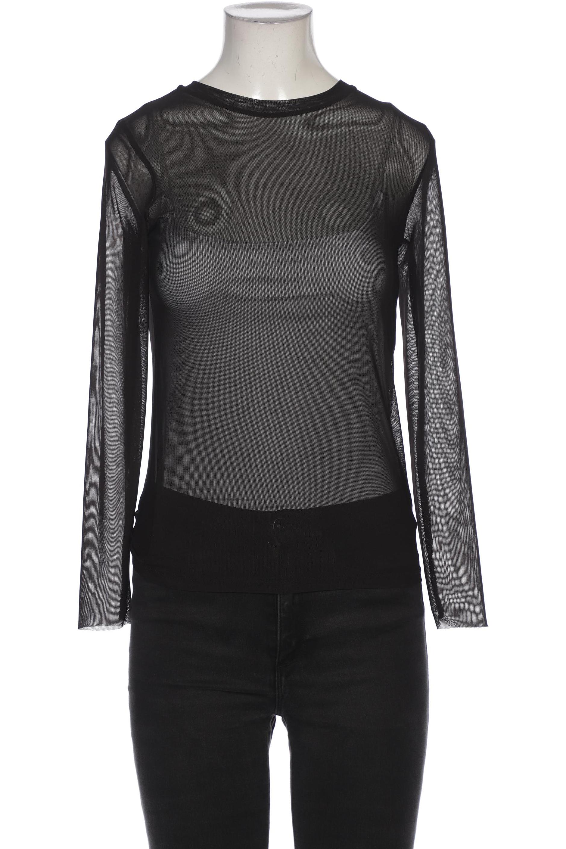 

Stradivarius Damen Langarmshirt, schwarz