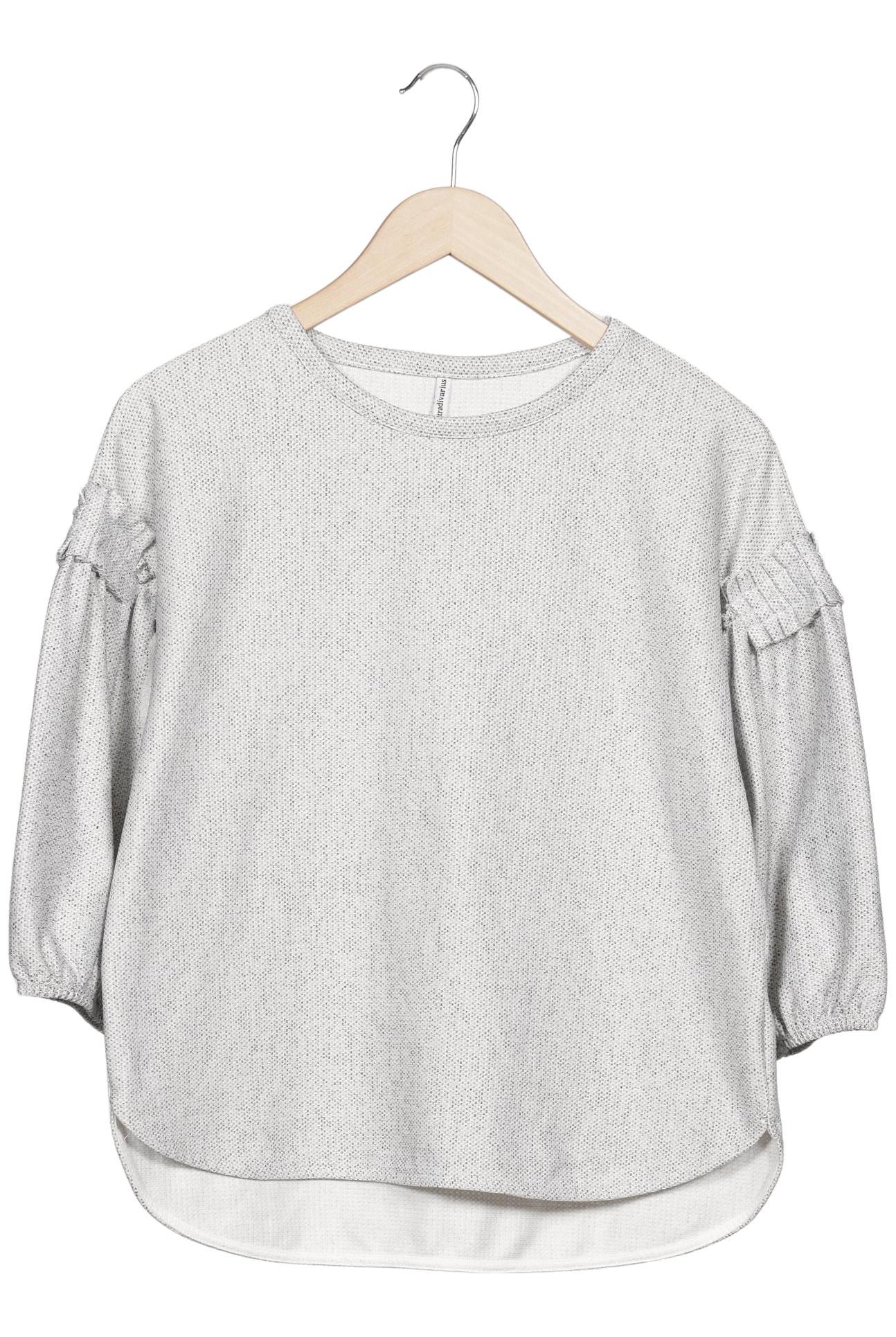 

Stradivarius Damen Langarmshirt, grau, Gr. 36