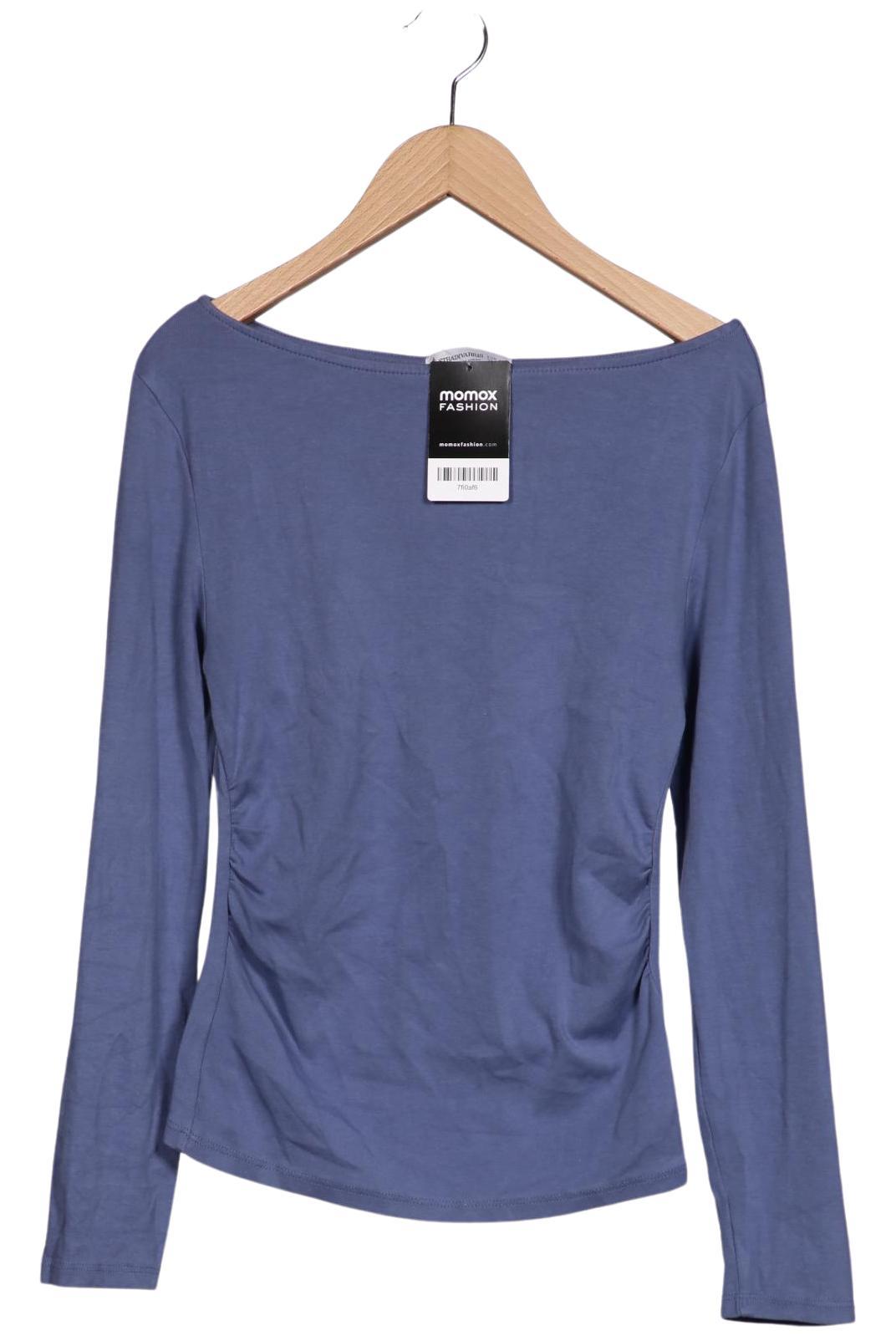 

Stradivarius Damen Langarmshirt, blau, Gr. 38