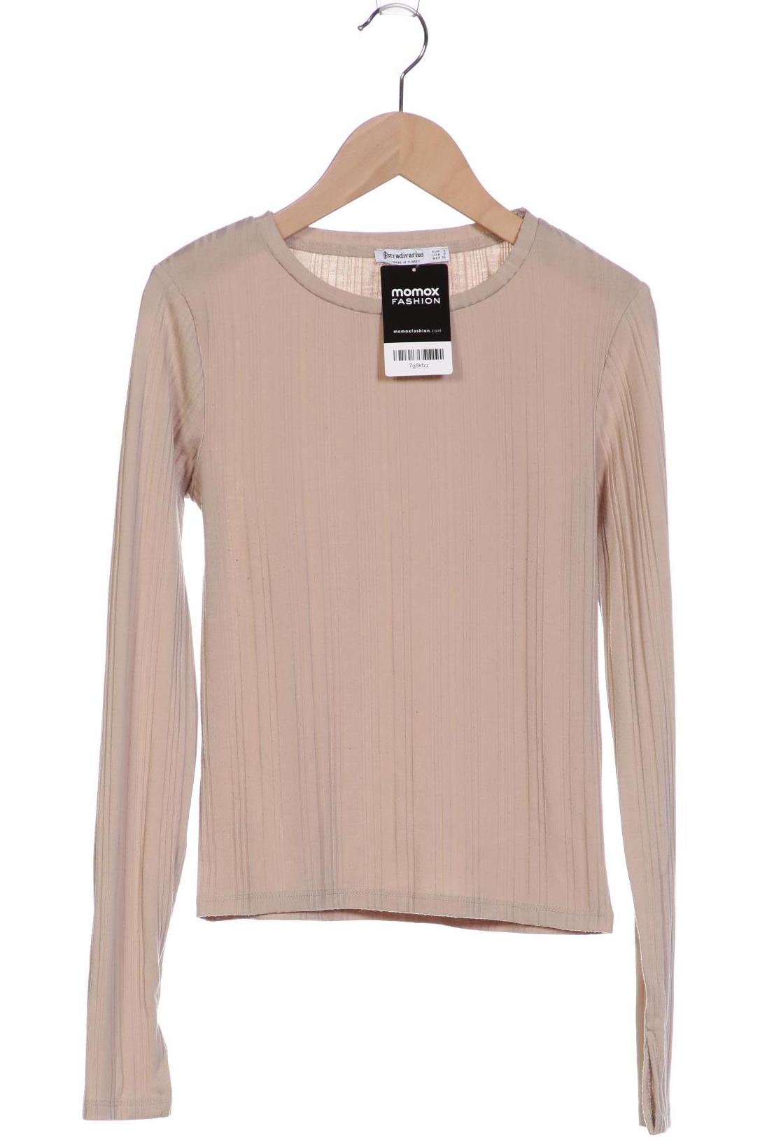 

Stradivarius Damen Langarmshirt, beige