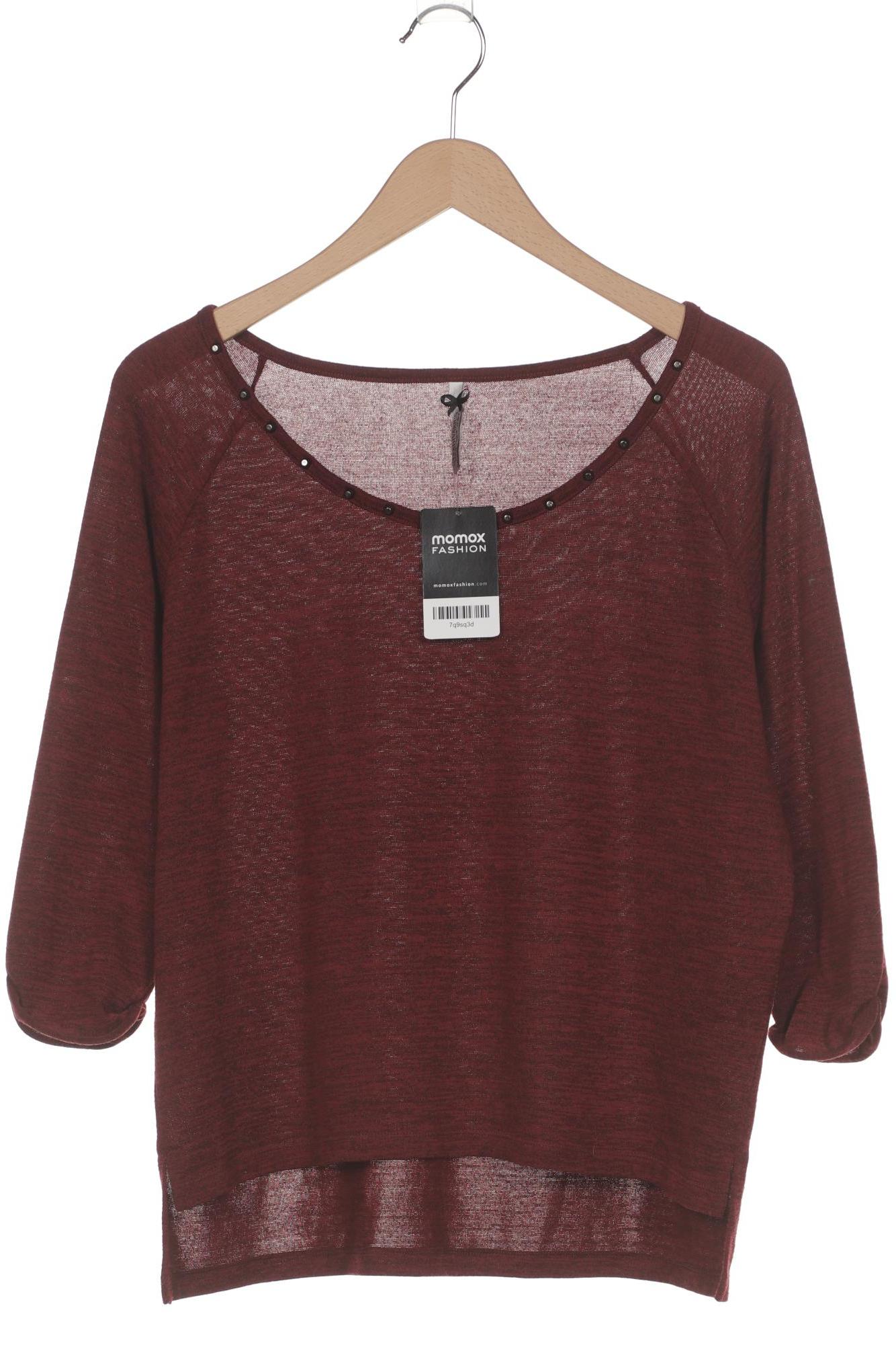

Stradivarius Damen Langarmshirt, bordeaux, Gr. 38