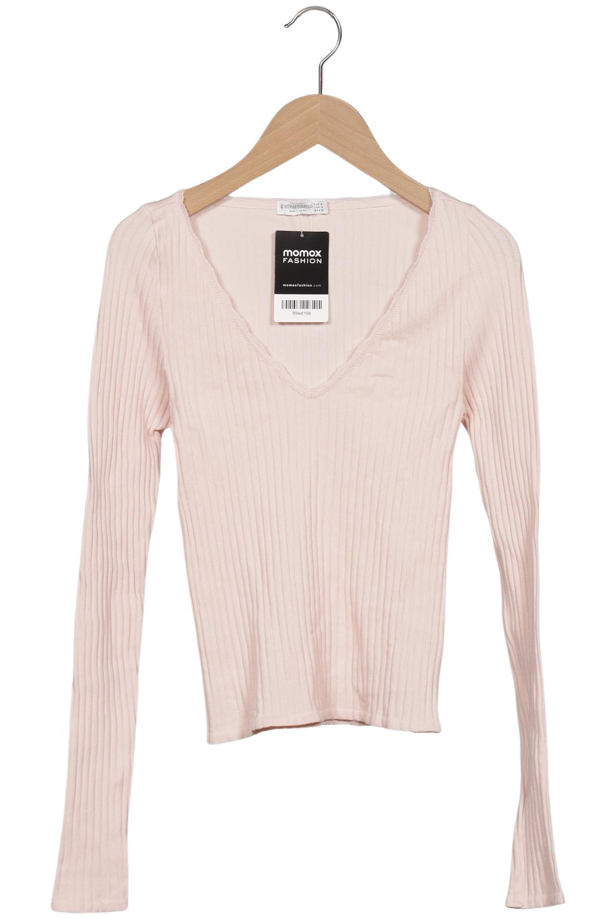 

Stradivarius Damen Langarmshirt, pink, Gr. 36