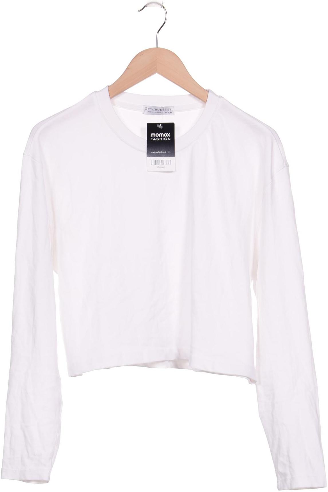 

Stradivarius Damen Langarmshirt, weiß