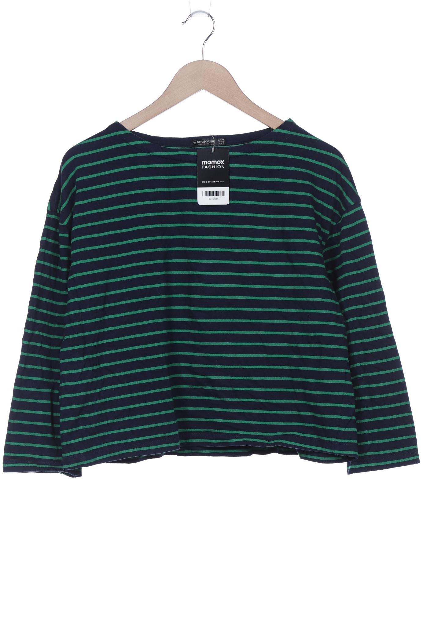 

Stradivarius Damen Langarmshirt, marineblau, Gr. 38